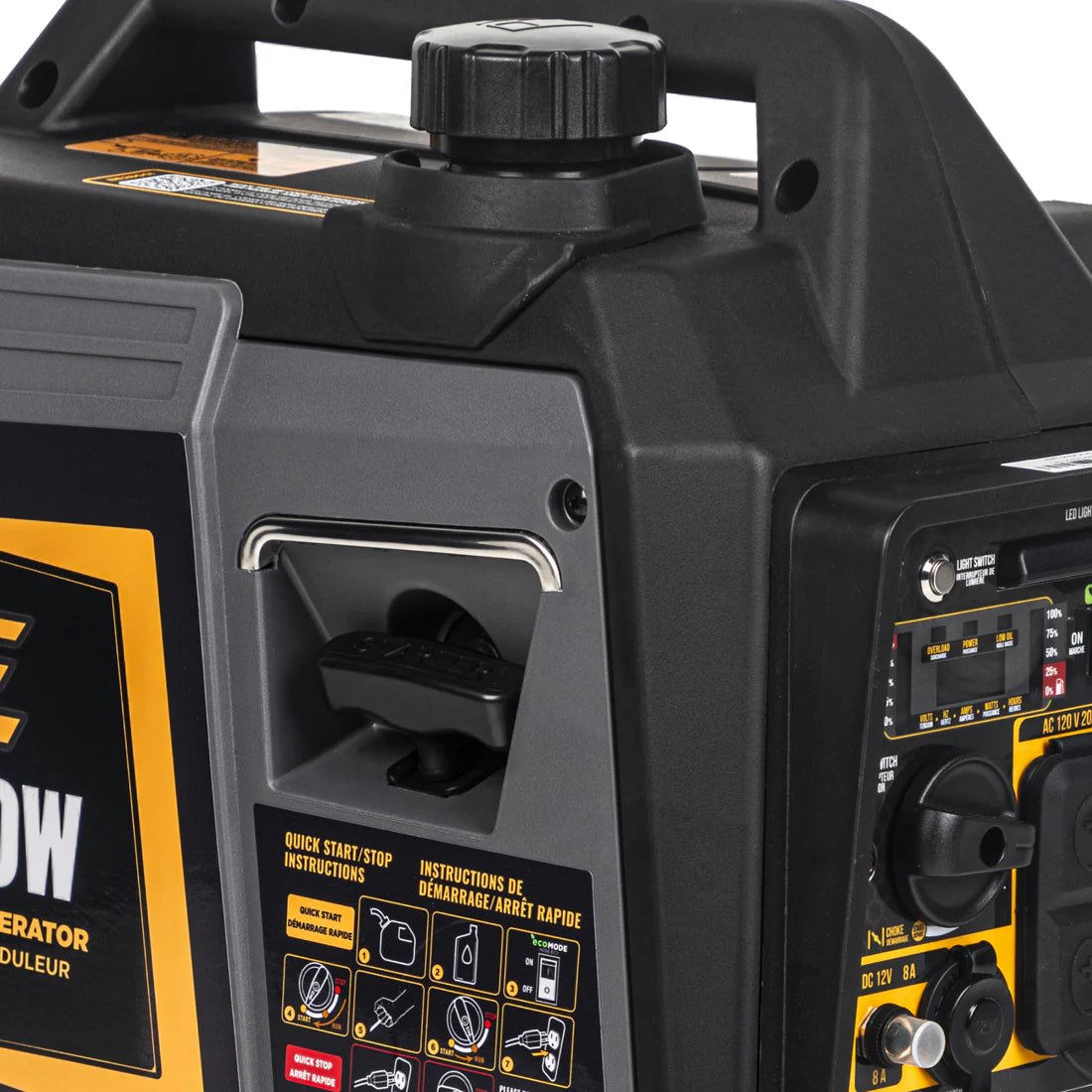 BE 2500W/2800W Inverter Generator Low THD Gas Powerease Engine Recoil Start New - Image 3