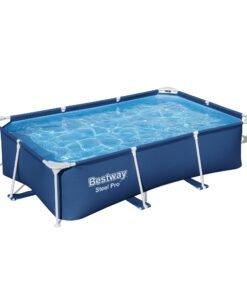 Bestway Steel Pro 8.5'x67"x24" Rectangular Above Ground Outdoor Swimming Pool