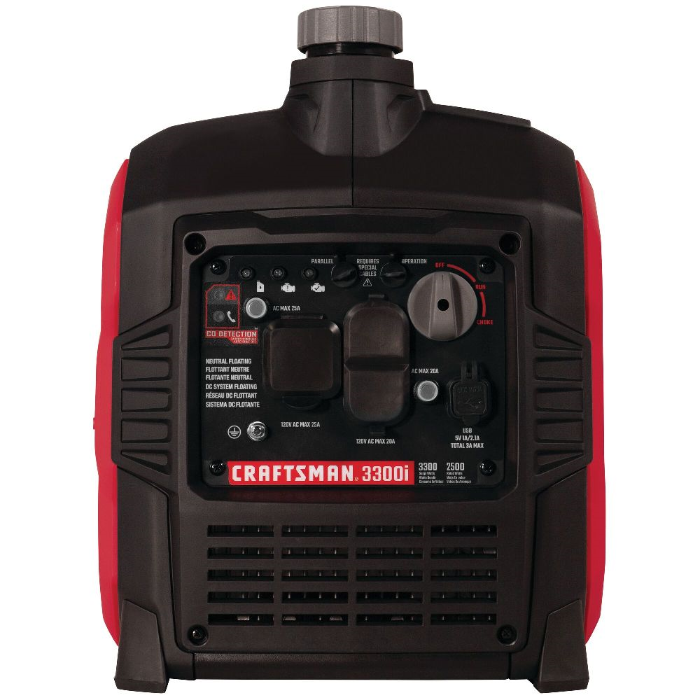 Craftsman CMXGIAC3300 Gas Inverter Generator 2500W/3300W With CO Detect Manufacturer RFB - Image 4