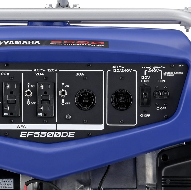 Yamaha EF5500DE 4500W/5500W Electric Start Gas Generator With CO Sensor New - Image 6