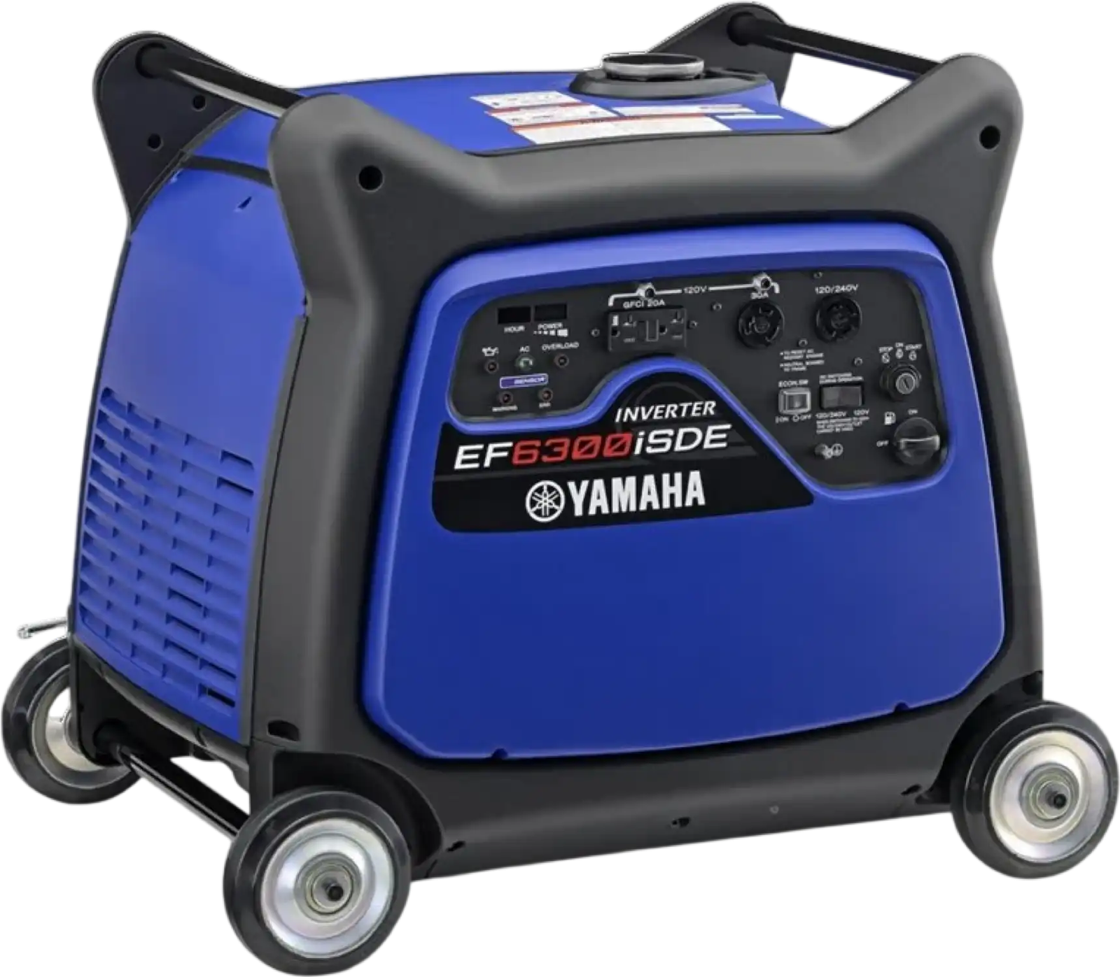 Yamaha EF6300ISDE 5500W/6300W 120/240V Electric Start Gas Inverter Generator With CO Sensor Scratch & Dent