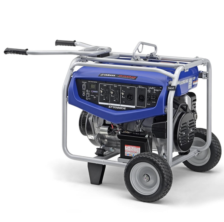 Yamaha EF5500DE 4500W/5500W Electric Start Gas Generator With CO Sensor New - Image 4