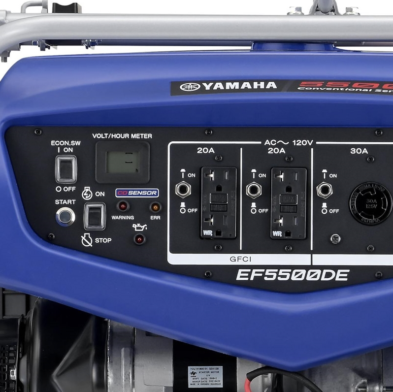 Yamaha EF5500DE 4500W/5500W Electric Start Gas Generator With CO Sensor New - Image 5
