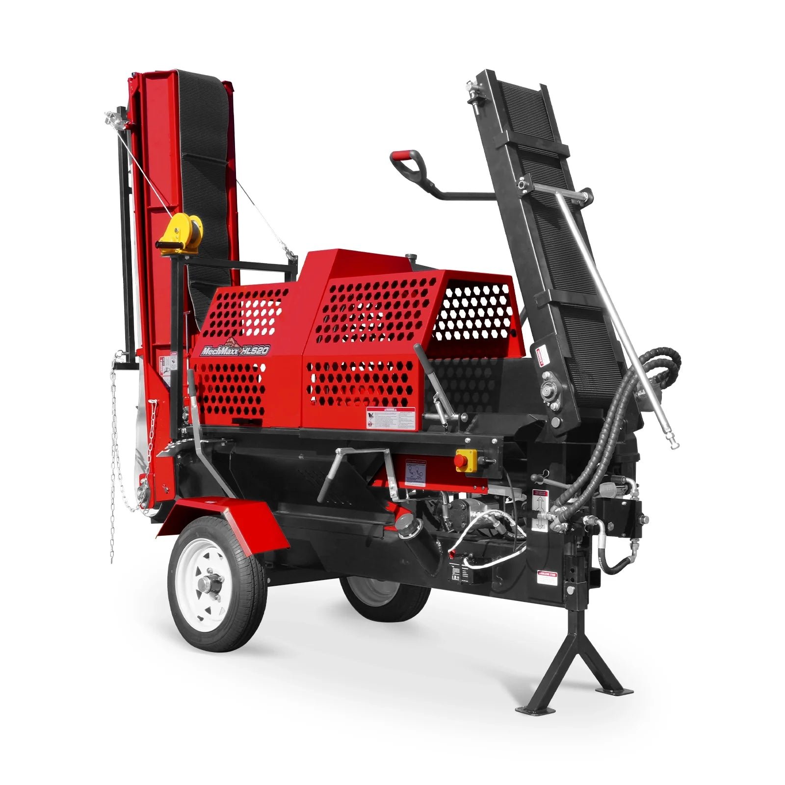 MechMaxx HLS20 Log Splitter Honda GX390 Firewood Processor w/ Conveyor 20 Ton 24" x 15" Log Capacity 18" Chainsaw New - Image 13