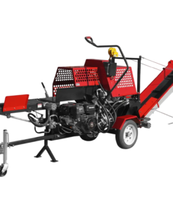 MechMaxx HLS20 Log Splitter Firewood Processor with Conveyor 20 Ton Splitting Force 24" x 15" Log Capacity 18" Chainsaw New