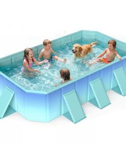 Costway Non-Inflatable Folding Kiddie Outdoor Swimming Pool,Portable