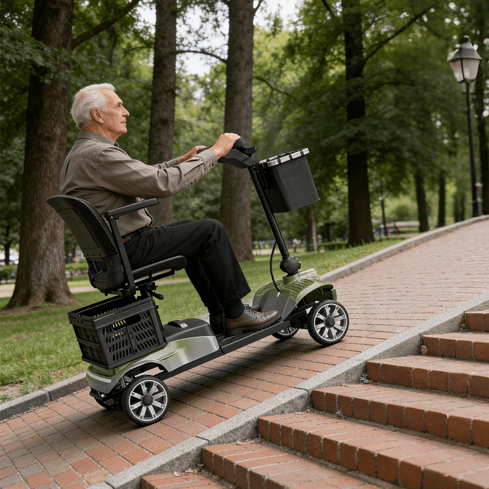 Vocic D35 Mobility Scooter with Shopping Cart 21 Mile Range 3.7 MPH 250W New - Image 8