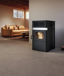 Alternative view of Drolet ECO-65R 2,600 Sq. Ft. Bottom Feed Pellet Stove 125 lb Hopper With Blower New