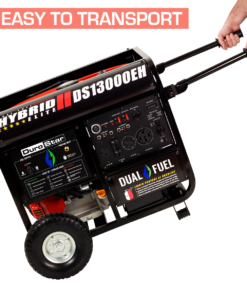 Alternative view of DuroMax / DuroStar DS13000EH 10500W/13000W Electric Start Dual Fuel Generator New (Red Version of XP13000EH)