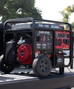 Alternative view of DuroStar DS13000MX 10500W/13000W Generator Dual Fuel Gas Propane 50 Amp with CO Alert and Remote Start New