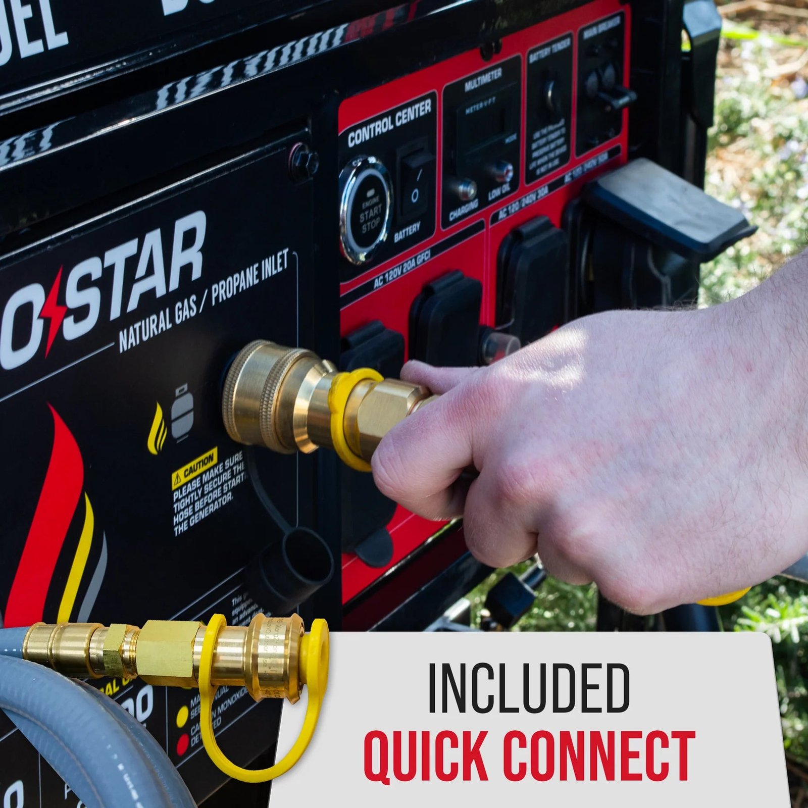 DuroStar DS13000MXT 10500W/13000W Generator Tri Fuel Gas Propane Natural Gas 50 Amp CO Alert Remote Start New - Image 7