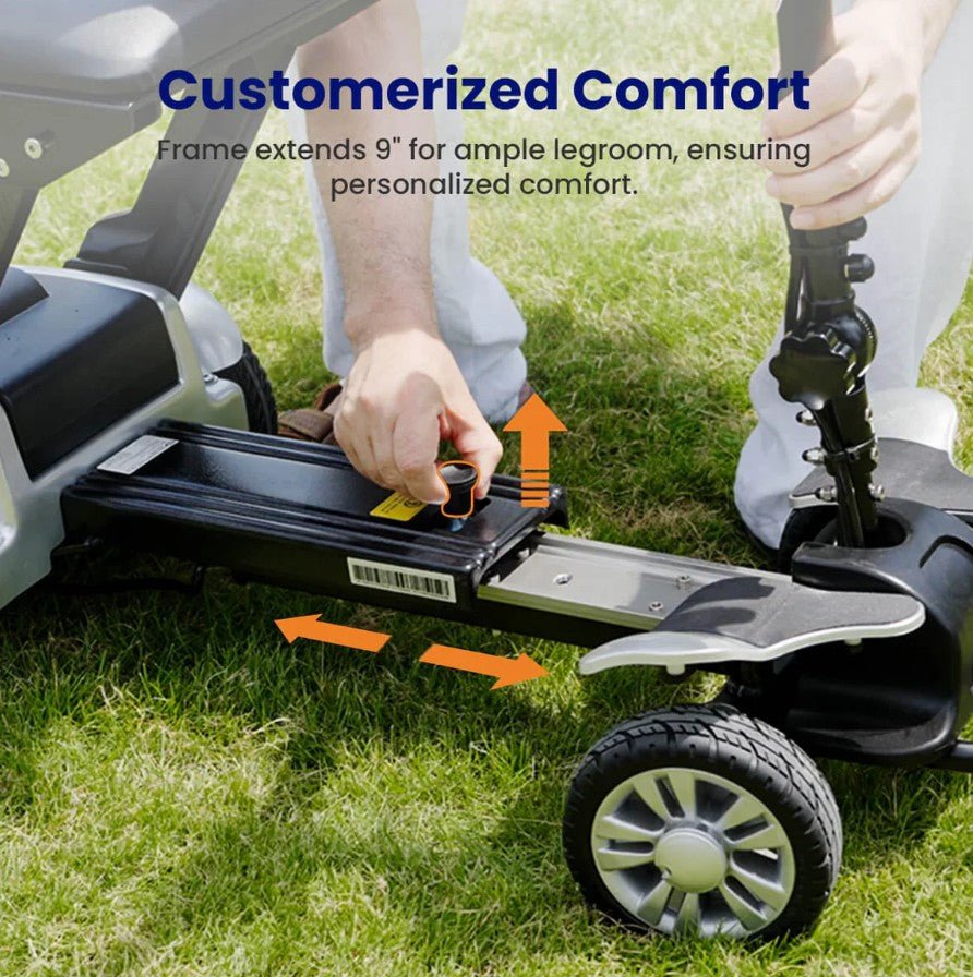 Vocic D71 Carbon Fiber Mobility Scooter Ultra-Lightweight Foldable 24V 180W 3.7 MPH New - Image 3