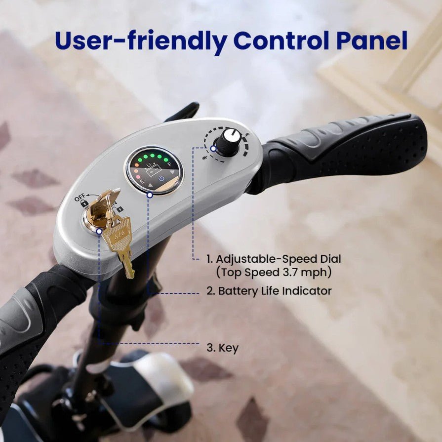 Vocic D71 Carbon Fiber Mobility Scooter Ultra-Lightweight Foldable 24V 180W 3.7 MPH New - Image 9