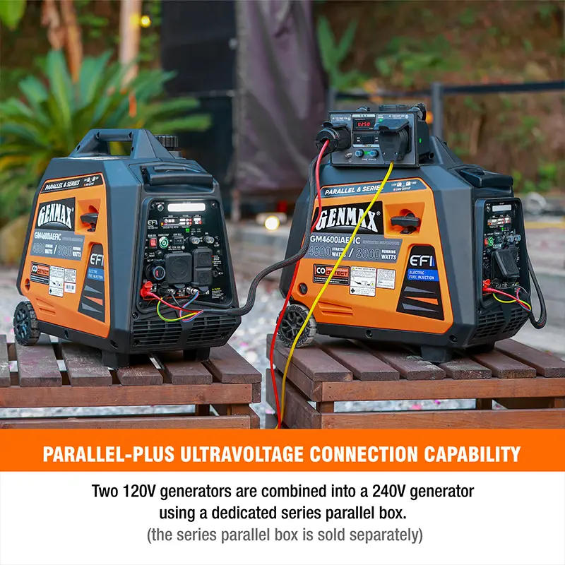 GENMAX GM4600iAEFIC 3800W/4600W Generator Gas Inverter CO Alert Remote Start New - Image 4