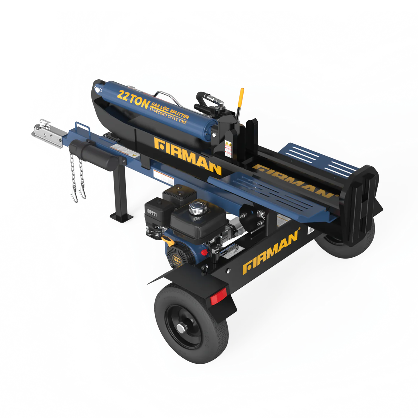 Firman GS2201 Gas Portable Log Splitter 22-Ton Vertical/Horizontal 196cc 6.5HP with Auto Return New - Image 3