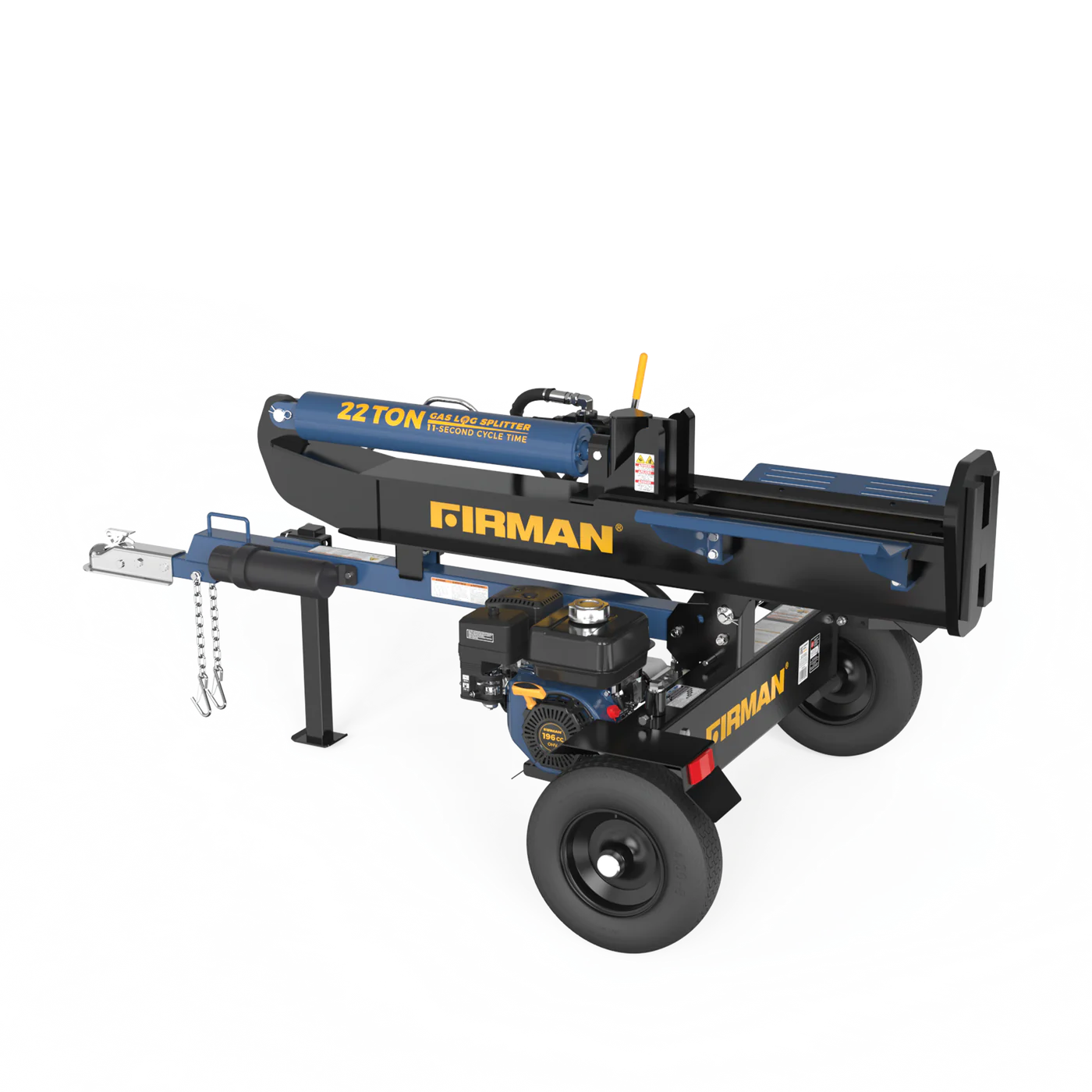 Firman GS2201 Gas Portable Log Splitter 22-Ton Vertical/Horizontal 196cc 6.5HP with Auto Return New - Image 2