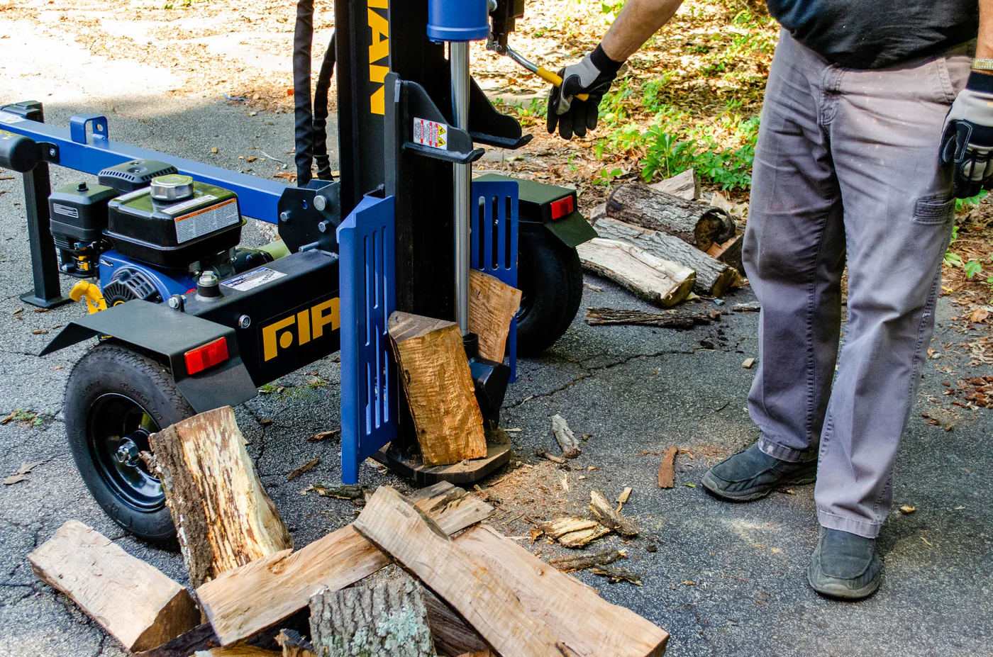 Firman GS2201 Gas Portable Log Splitter 22-Ton Vertical/Horizontal 196cc 6.5HP with Auto Return New - Image 8