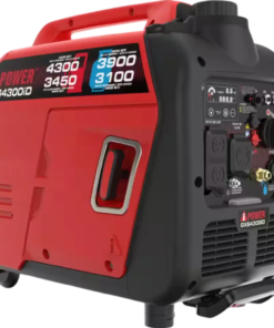 A-iPower GXS4300iD 3450W/4300W Generator Dual Fuel Gas Propane Low THD Inverter CO Alert New