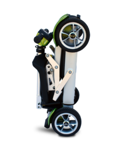 Alternative view of EV Rider Gypsy Q2 Folding Scooter 46 pounds Blue New