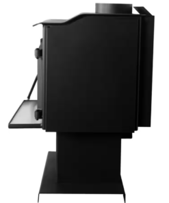 Alternative view of Pleasant Hearth HWS-1200-B Wood Burning Stove 1,200 Sq. Ft. 56,107 BTU Stainless Steel Ash Lip and Blower EPA Certified New