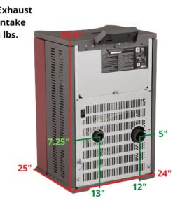 Alternative view of ComfortBilt HP22N-SS 2,800 sq. ft. EPA Certified Pellet Stove with Auto Ignition 80 lb Hopper Capacity Burgundy New
