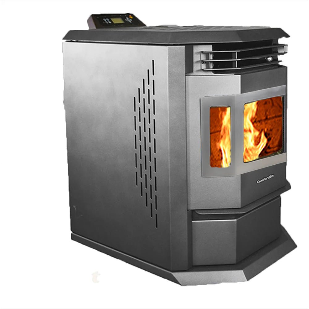ComfortBilt HP22-SS 2,800 sq. ft. EPA Certified Auto Ignition Pellet Stove 55lb Hopper Black New - Image 4
