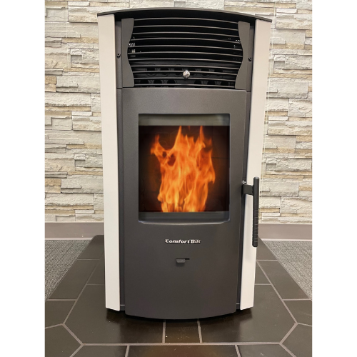 ComfortBilt HP50 2,200 sq. ft. EPA Certified Pellet Stove with Auto Ignition and 47 lb Hopper Arctic White New - Image 2