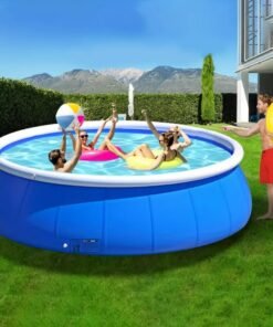 Inflatable Swimming Pool w/Durable PVC Material,Easy Installation