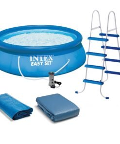 Intex 15ft x 48in Easy Swimming Pool Kit w/ 1000 GPH GFCI Filter Pump 26167EH - 87