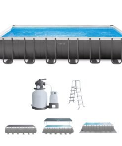 Intex 26363EH 24' x 12' x 52" Rectangular Ultra XTR Frame Swimming Pool w/ Pump