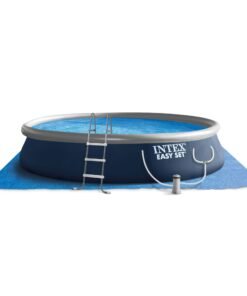 Intex Easy Set 15' x 42" Round Inflatable Outdoor Above Ground Swimming Pool Set