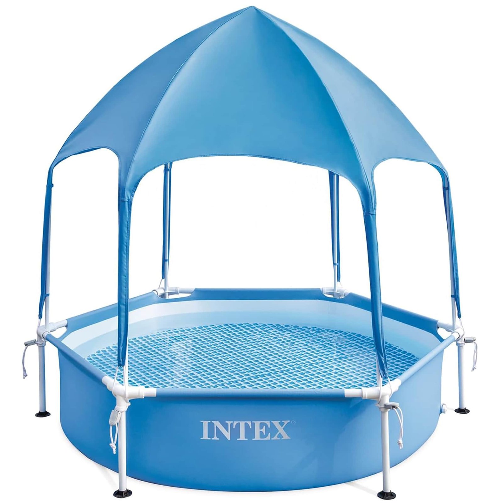 Intex: Canopy Metal Frame Splash Pool - 6' x 15" - UPF 50+ Sunshade Cover