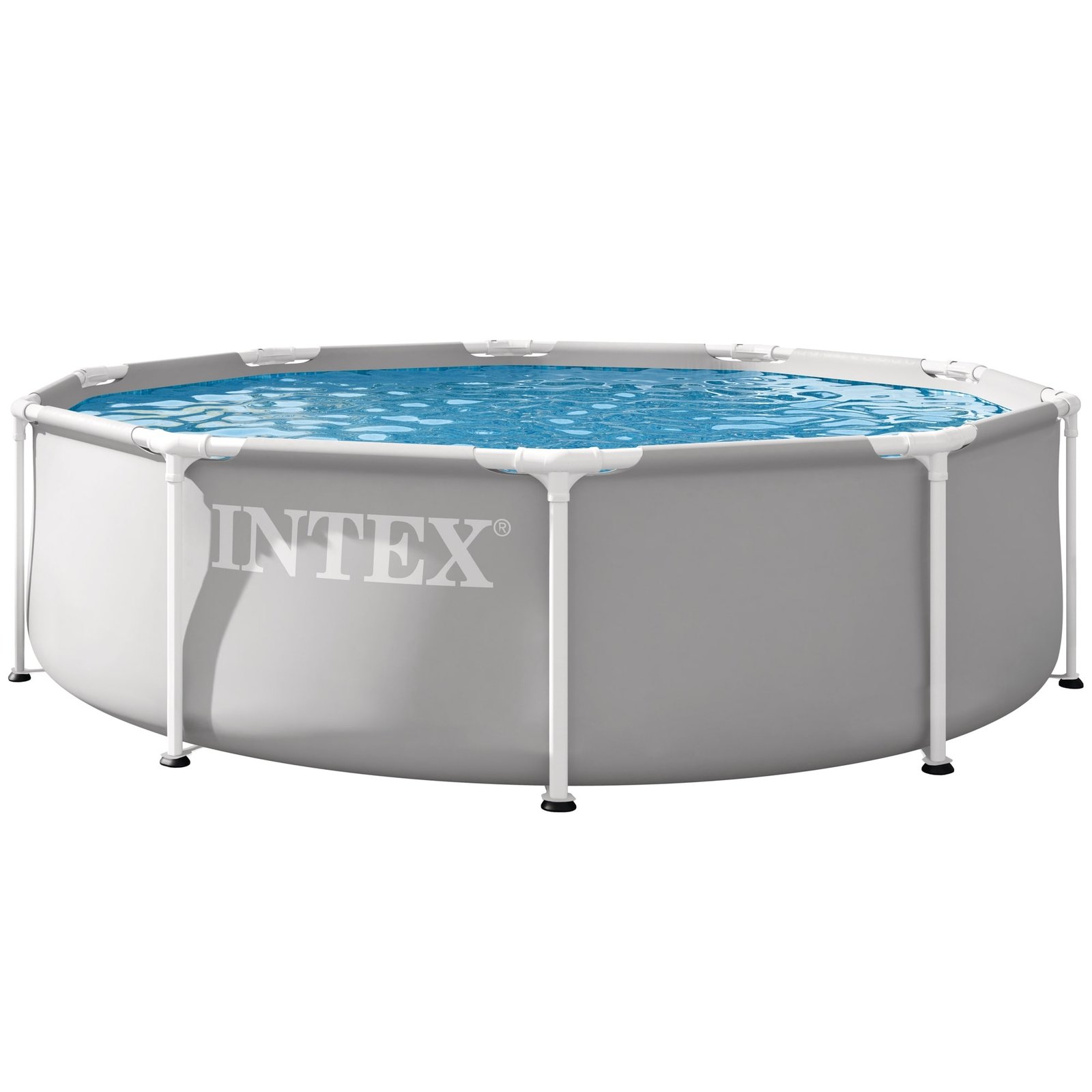 Intex: Prism Frame Premium Pool Set - 10ft x 30in, Grey, Above Ground Pool