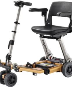 Freerider Luggie Golden Elite Mobility Scooter Folding Omni Suspension 4 MPH 15 Mile Range New