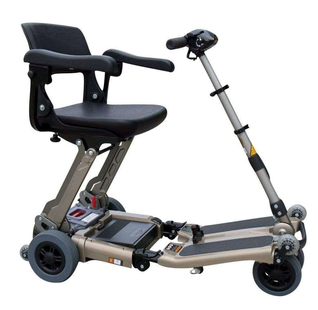 Freerider Luggie Standard Folding Travel Scooter Champagne Open Box - Image 2