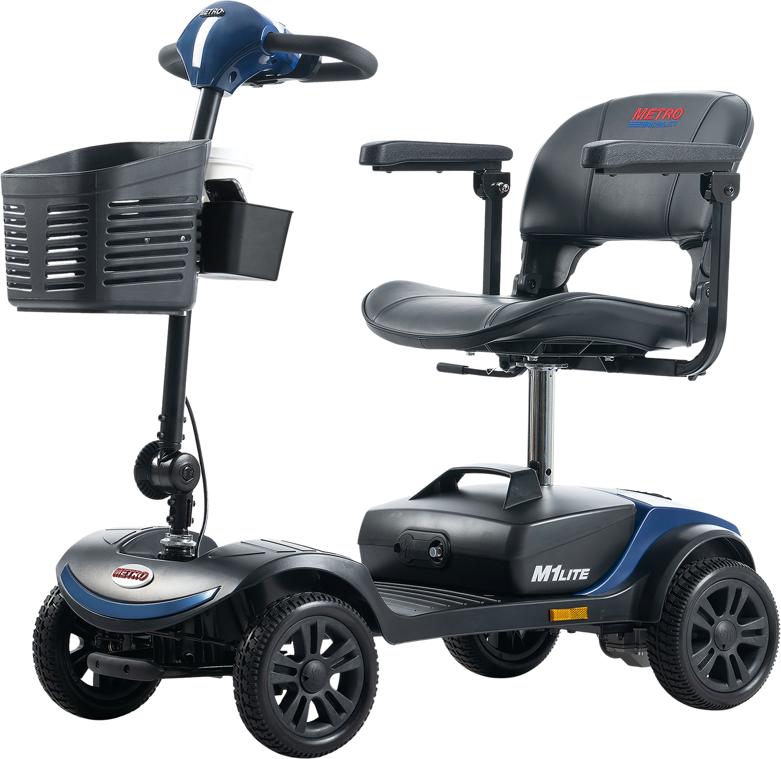 Metro Mobility M1 Lite Mobility Scooter 4-Wheel Electric 24V 12Ah 300W 4.97 MPH 10 Mile Range Manufacturer RFB - Image 2