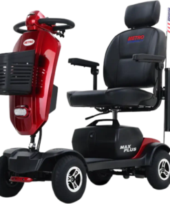 Metro Mobility Max Plus Mobility Scooter 4-Wheel Electric 24V 20Ah 300W 4.97 MPH 16 Mile Range Manufacturer RFB