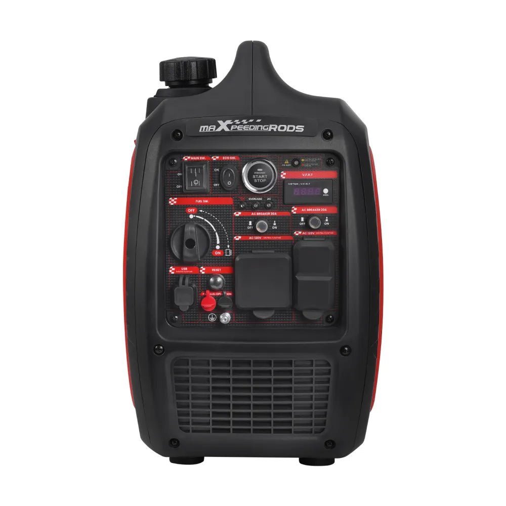 Maxpeedingrods MXR4800IE-US 3800W/4800W Generator Gas Low THD Inverter CO Alert Remote Start New - Image 3
