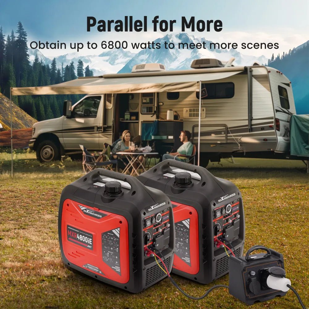 Maxpeedingrods MXR4800IE-US 3800W/4800W Generator Gas Low THD Inverter CO Alert Remote Start New - Image 8
