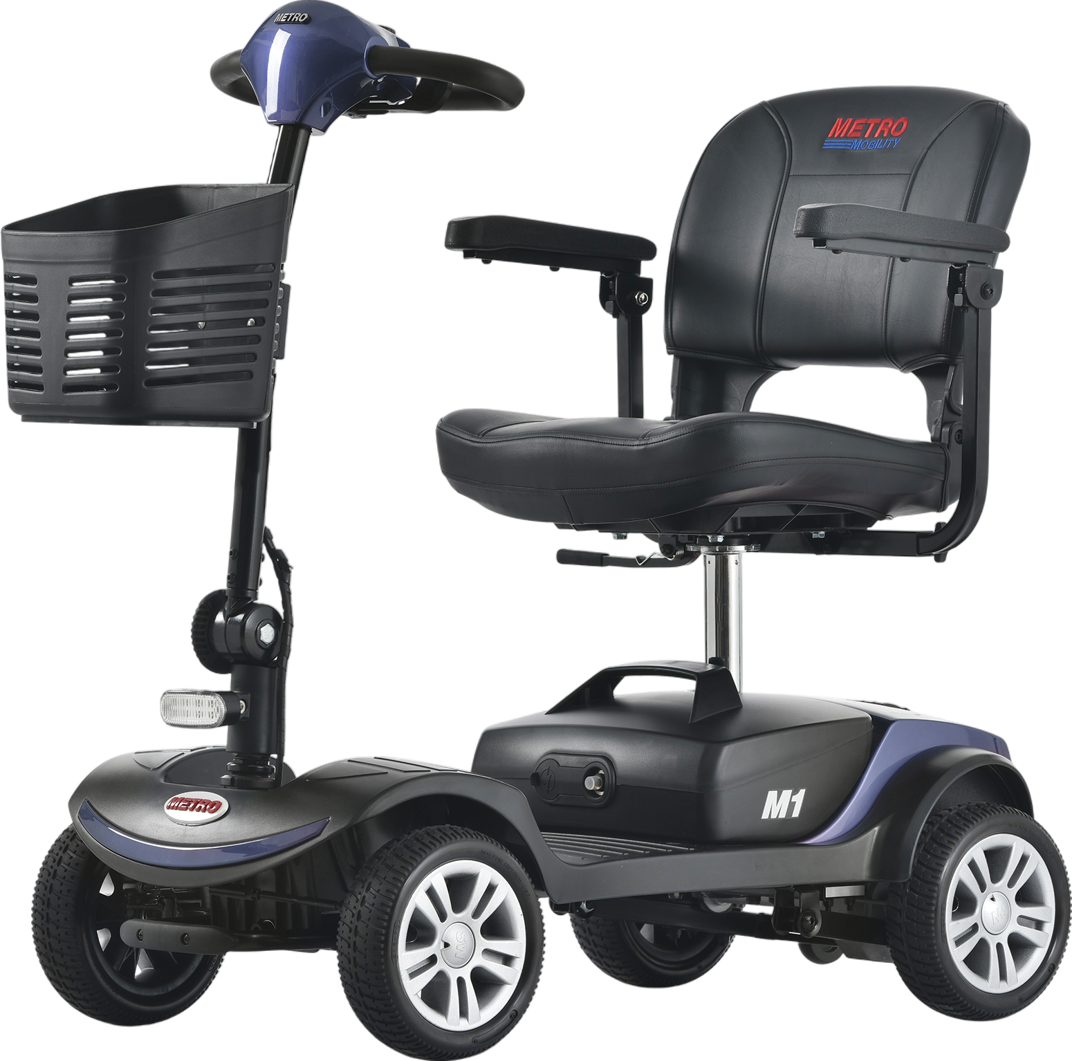 Metro Mobility M1 Mobility Scooter 4 Wheel Electric 24V 12Ah 300W 4.97 MPH 10 Mile Range Manufacturer RFB - Image 2