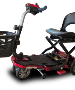 EV Rider Transport Plus Folding Scooter Burgundy Open Box