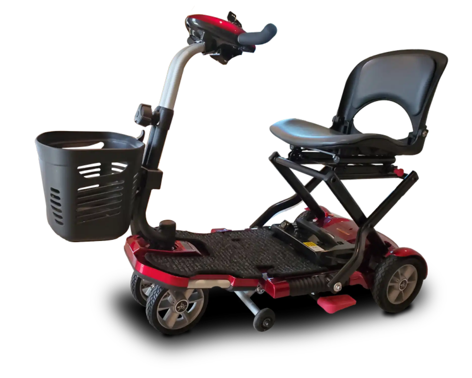EV Rider Transport Plus Folding Scooter Burgundy Open Box