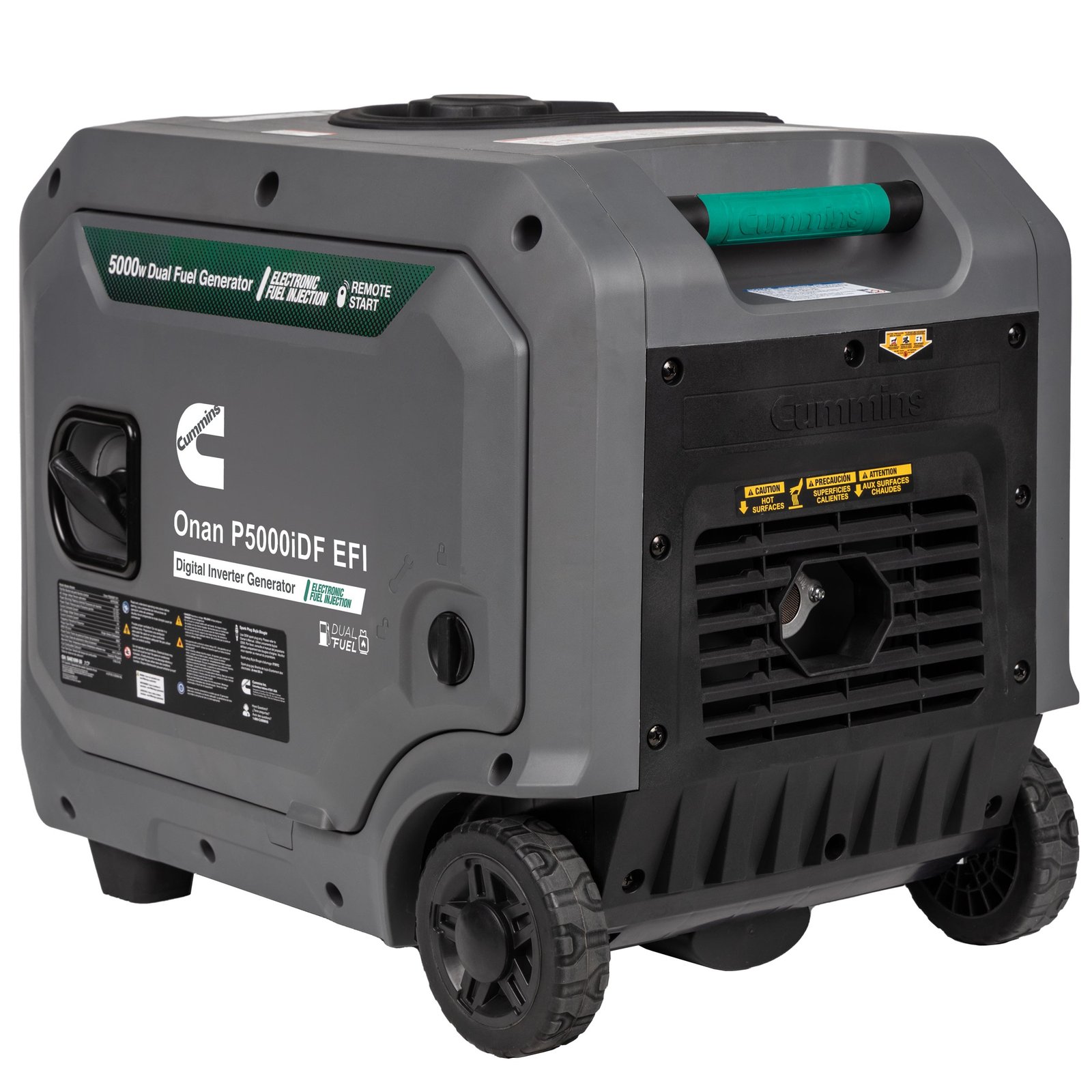 Cummins Onan P5000iDF EFI 3900W/5000W Generator Dual Fuel Gas Liquid Propane Inverter CO Alert Remote Start New - Image 3