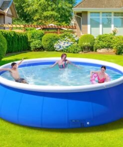 Outdoor Round Inflatable Swimming Pool Foldable Family Pool, Inflatable Above Ground Swimming Pool
