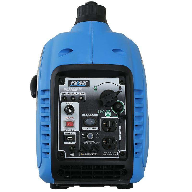 Pulsar PG2200BiS 2200W/1600W Portable Parallel Ready Dual Fuel Inverter Generator New - Image 4