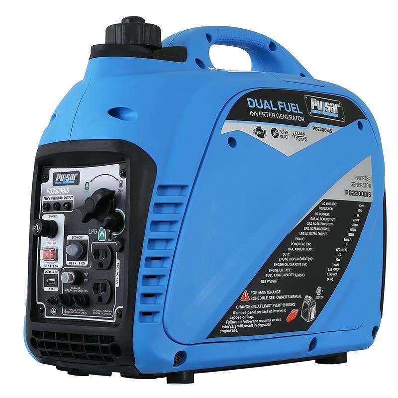 Pulsar PG2200BiS 2200W/1600W Portable Parallel Ready Dual Fuel Inverter Generator New - Image 2