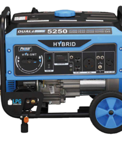 Alternative view of Pulsar PG5250B 5250W/4250W Dual Fuel Recoil Start Portable Generator New