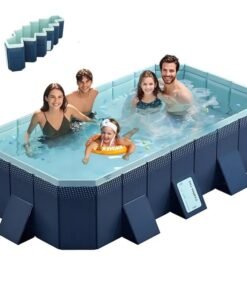 PVC Outdoor Inflatable Pool for Kids and Adults, Foldable Above Ground Swimming Pool Summer Water Party