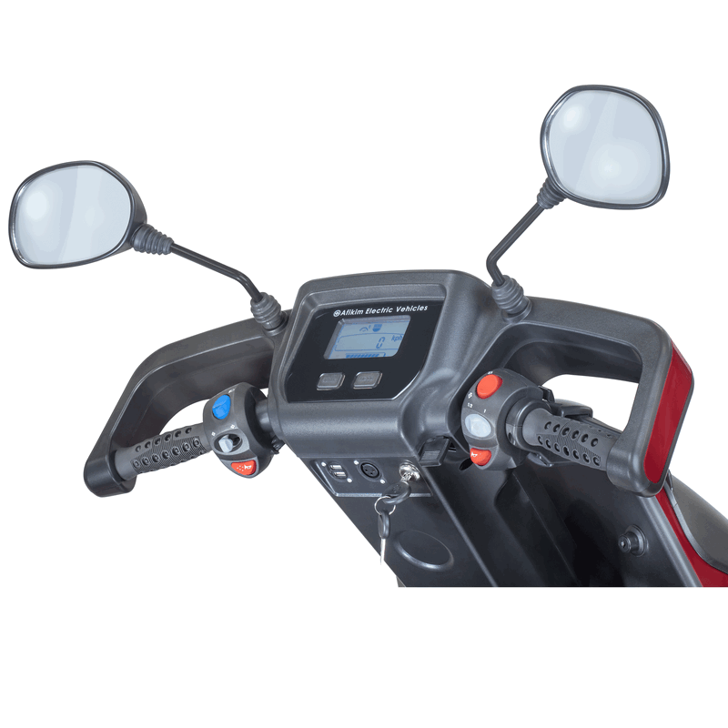 Afikim Afiscooter S4 4-Wheel Electric Mobility Scooter Red New - Image 8