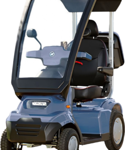 Alternative view of Afikim Afiscooter S4 4-Wheel Electric Mobility Scooter Blue New